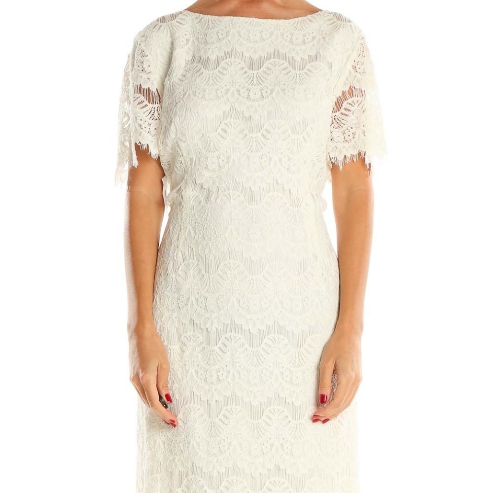 Preston and York lace/sequin pink parfait cocktail dress